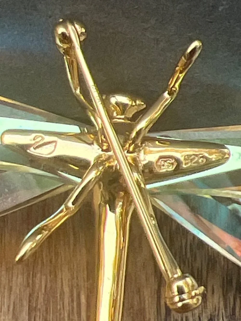 Swarovski Daniel Swarovski Paris Paradise Crystal Dragonfly Brooch Figurine Gold